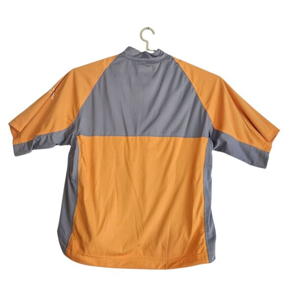 Sun Mountain Rain Flex S/S Mens Golf WINGEDFOOT 1/4 Zip Windbreaker Size Large - Picture 2 of 10